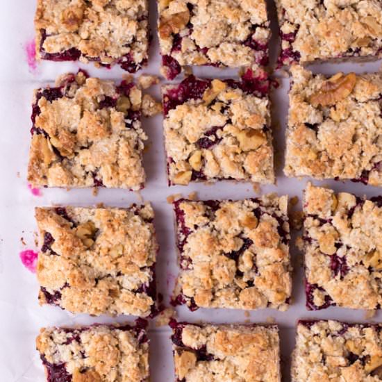 Jam Filled Passover Bars - Recipe photo by heartandstove