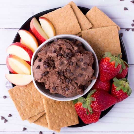 Chocolate Brownie Hummus - Recipe photo by heartandstove