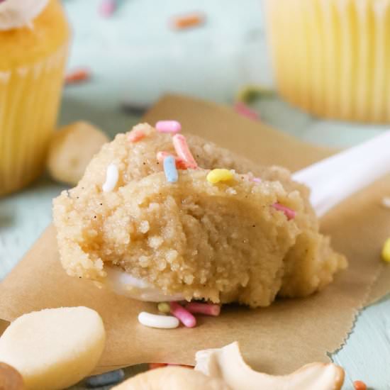 Vegan Cake Batter Nut Butter - Recipe photo by dessertswithbenefits