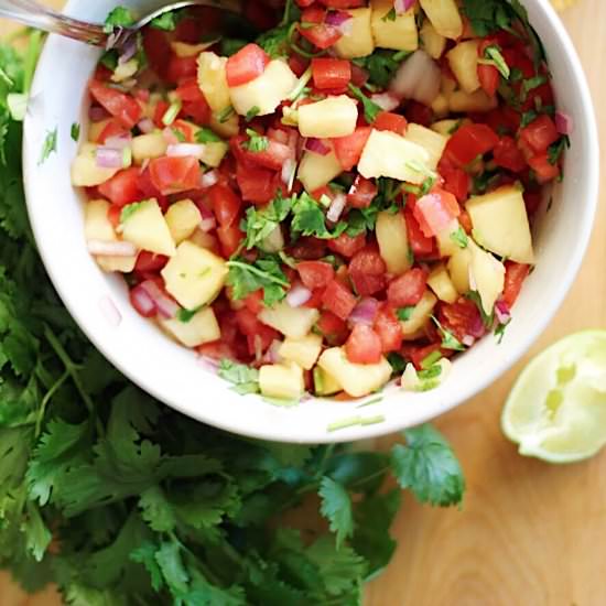 Easy Pineapple Salsa - Recipe photo by thygoodness
