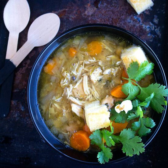 Slow Cooker Chicken Soup - Recipe photo by nishkitchen