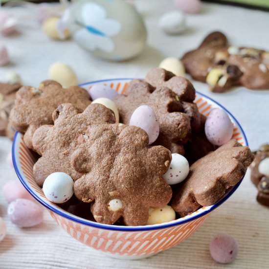 Easter Chocolate Shortbread Biscuit - Recipe photo by joskitchenlarder