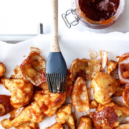 Low Carb BBQ Cauliflower Wings - Recipe photo by Inspector Gorgeous