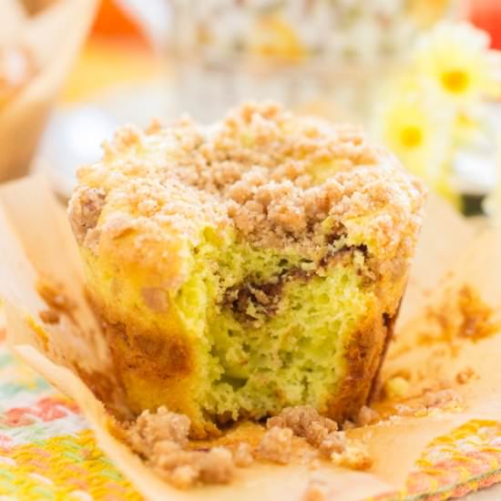 Pistachio Bread Muffins - Recipe photo by thegoldlininggirl