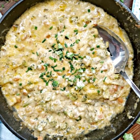 Broccoli Cheddar Dip - Recipe photo by Thejollyhostess