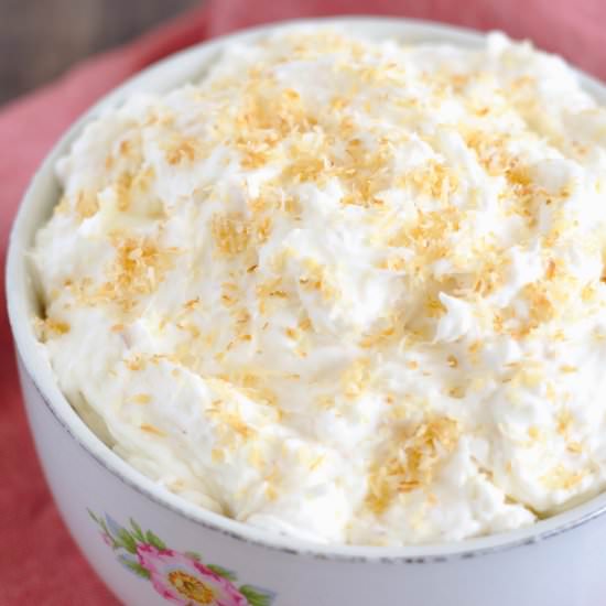 Coconut Cream Pie Dip - Recipe photo by mildlymeandering