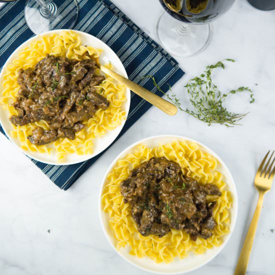 Easy Beef Bourguignon - Recipe photo by sipandspice