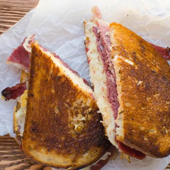 The Reuben - Recipe photo by garlic and zest