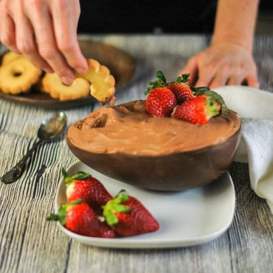Easter Eggs with Chocolate Ganache - Recipe photo by Recipes from Italy