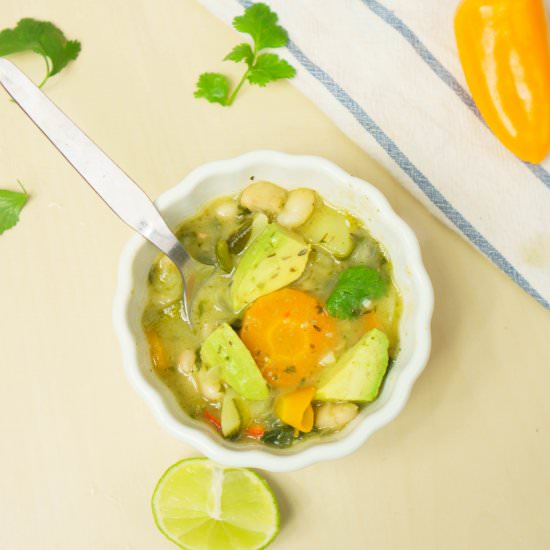 Vegetables and White Beans Soup - Recipe photo by The Cookware Geek
