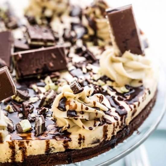 Mint Chocolate Brownie Cheesecake - Recipe photo by LifemadeSweeter