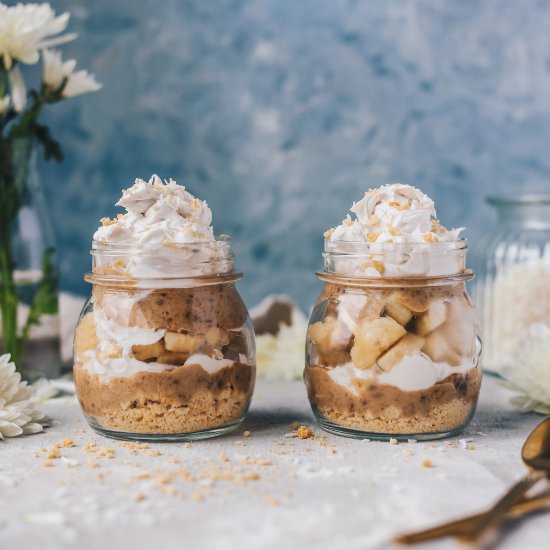 BANOFFEE PIE PARFAIT (V+GF) - Recipe photo by nattwrobel