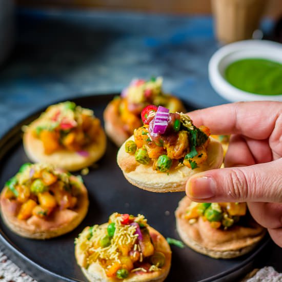 Potato Peas Samosa Bites - Recipe photo by Herbivore Cucina