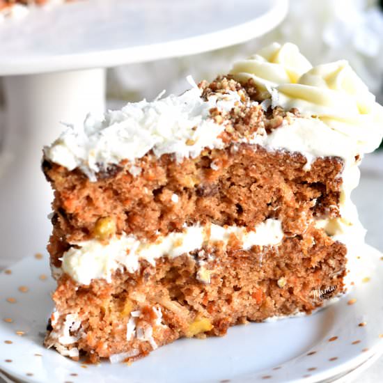 Gluten-Free Carrot Cake - Recipe photo by Mama Knows Gluten Free