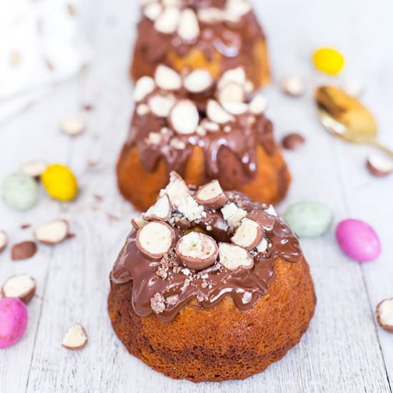 Mini Choc Malt Bundt Cakes - Recipe photo by spicyicecream