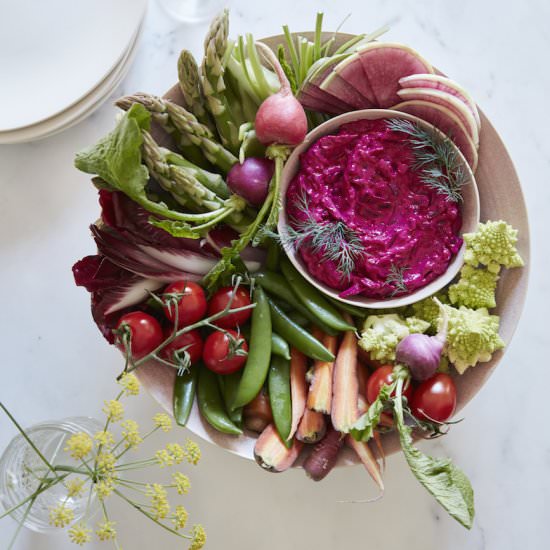 Beet Tzatziki - Recipe photo by gdalkin
