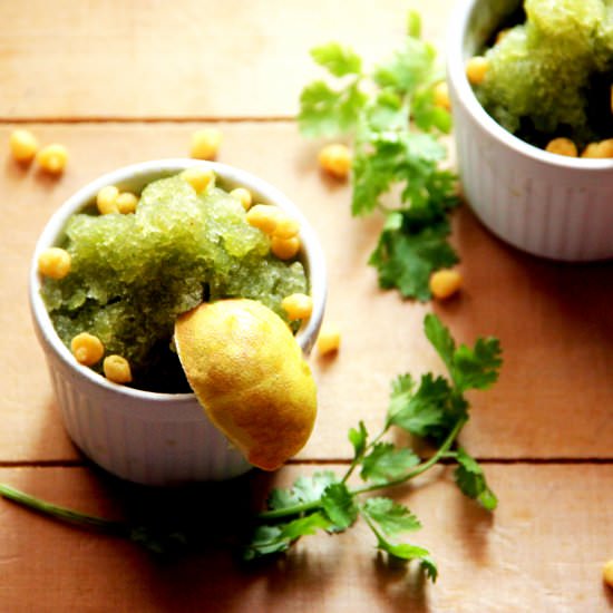 Pani Puri Sorbet - Recipe photo by Salonyscookbook