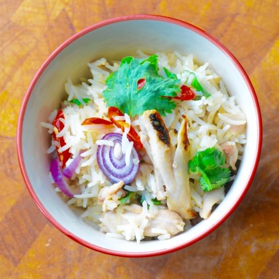 Quick Thai Stir Fried Rice - Recipe photo by iamcarolemason