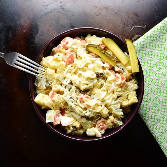 My Mum's Best Russian Salad - Recipe photo by everydayhealthyrecipes