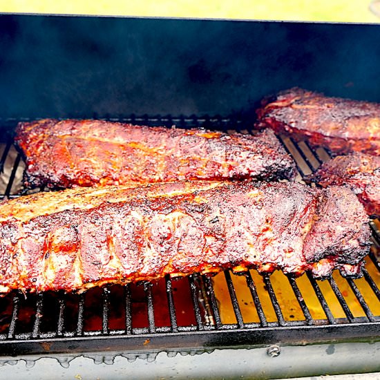 Smoked Baby Back Ribs - Recipe photo by SipsNibblesBites