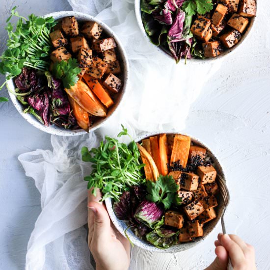 Asian Inspired Nourish Bowl - Recipe photo by sarahbellnutrition