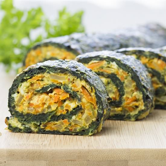 Spinach Rolls - Recipe photo by Diabetes Strong