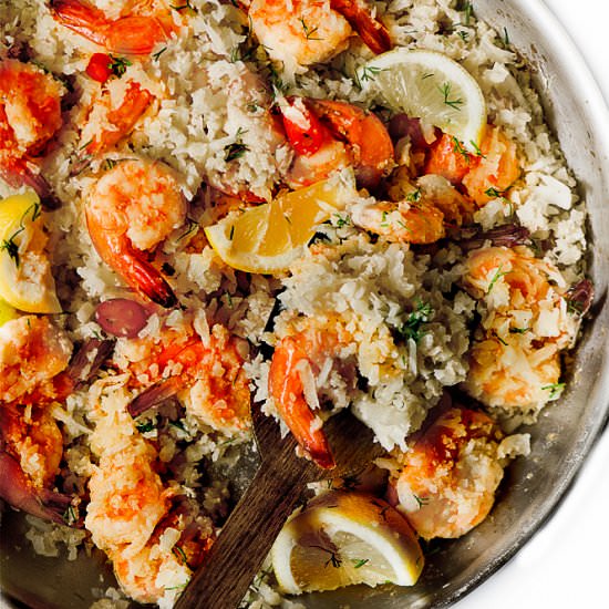 CAULIFLOWER SHRIMP FRIED RICE - Recipe photo by Chefjar