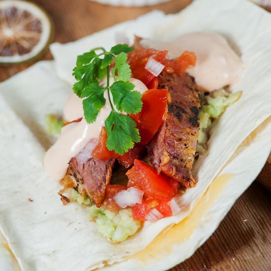 Easy Vampire Tacos - Recipe photo by benjarmyn