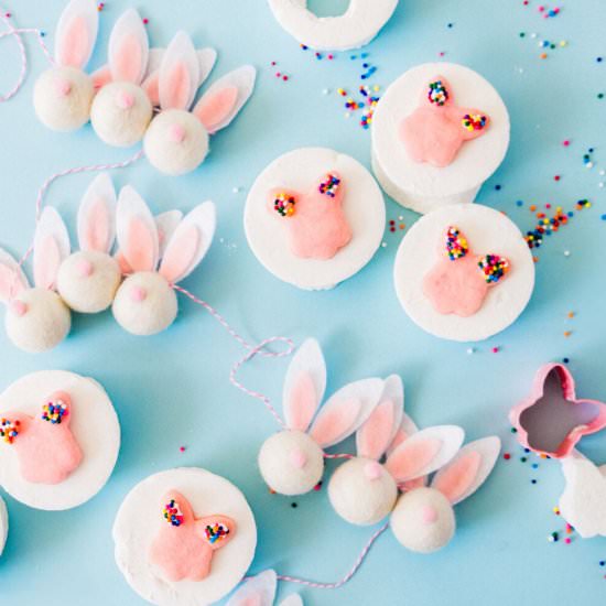 Easter Marshmallows with Sprinkles - Recipe photo by The Sweet Nerd