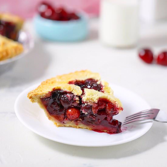 Grain-Free Cherry Pie - Recipe photo by Lila Ruth Grain Free