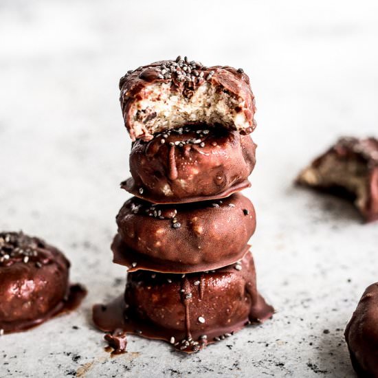 4 Ingredient Freezer Cookies - Recipe photo by TheFitFoodie