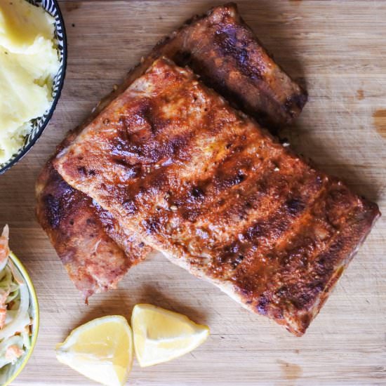 Oven Baked Pork Ribs - Recipe photo by Spice Paw