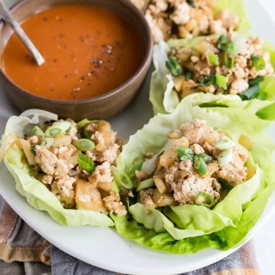 Chicken Lettuce Cups - Recipe photo by culinaryhill