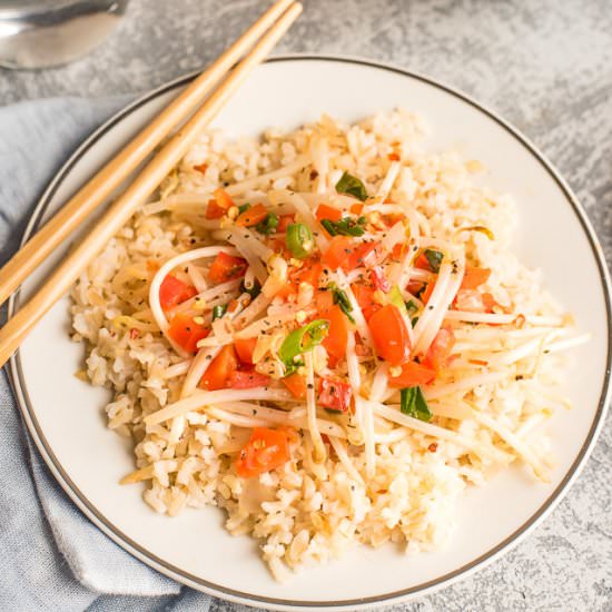 Spicy Spring Sprout-Fry - Recipe photo by Solluna333