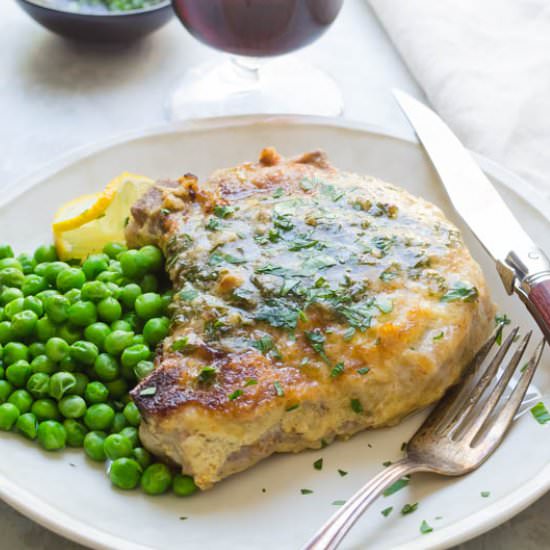 Pork Chops with Pan Gravy - Recipe photo by garlic and zest