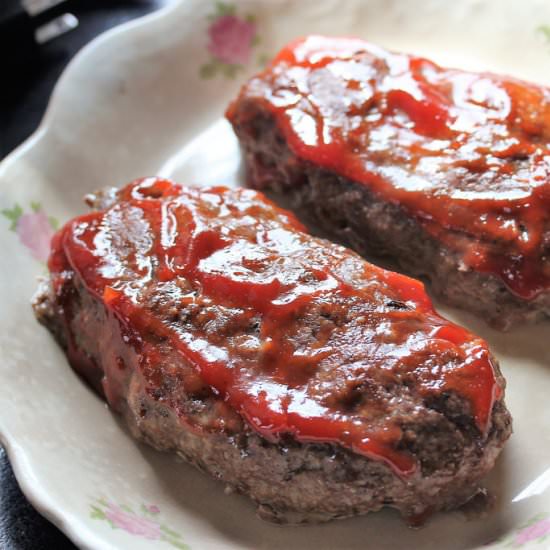 Glazed Meatloaf with Mushrooms - Recipe photo by cullys kitchen