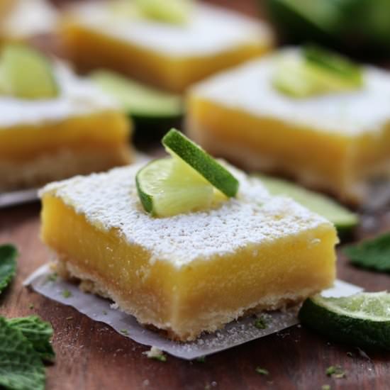Key Lime Bars w/ Shortbread Crust - Recipe photo by Give it Some Thyme