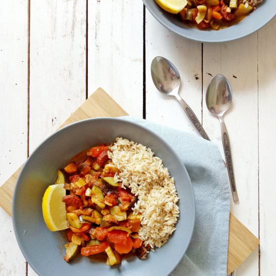 Vegetable and Chorizo Stew - Recipe photo by silviamagda
