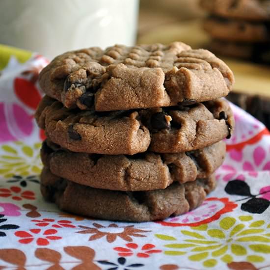 Chocolate Peanut Butter Cookies - Recipe photo by BatterandDough
