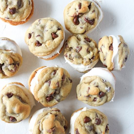 Chocolate Chip Cookie Whoopie Pies - Recipe photo by thedelightfulbite