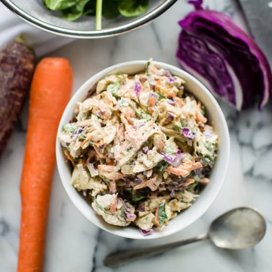 Veggie-Loaded Spring Chicken Salad - Recipe photo by Thenaturalnurturer