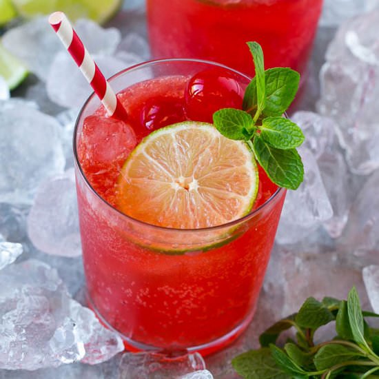 Cherry Limeade - Recipe photo by dinneratthezoo
