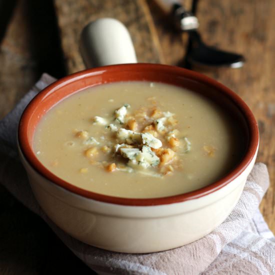 Pear and celery cream - Recipe photo by buszujacawkuchni