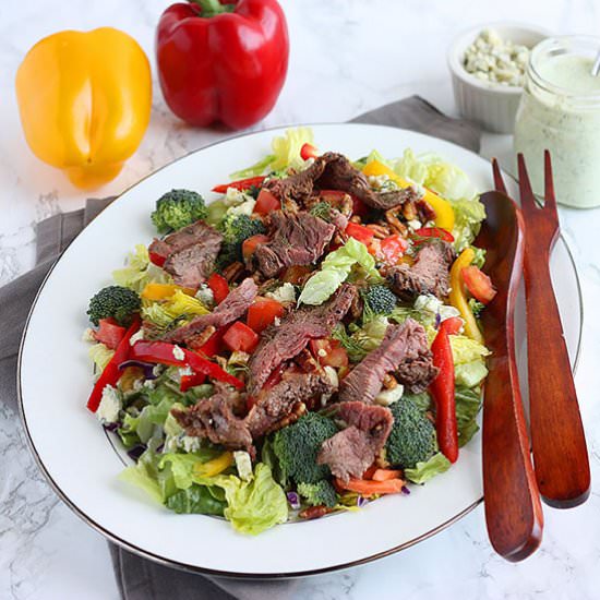 Black and Blue Steak Salad - Recipe photo by cookingbride