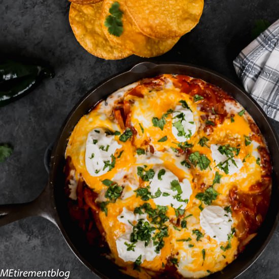 Skillet Huevos Rancheros - Recipe photo by Metirementblog