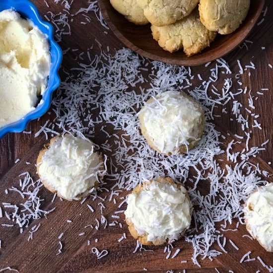 Chewy Keto Coconut Cookies - Recipe photo by buttertogetherkitchen