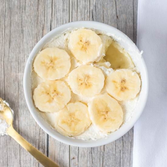Crustless Banana Cream Pie Cups - Recipe photo by hotpankitchen