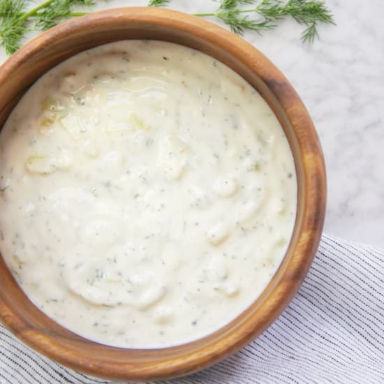 Homemade Tzatziki - Recipe photo by The Greedy Belly