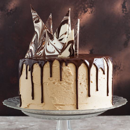 Mocha drip cake - Recipe photo by Recipe Crumbs