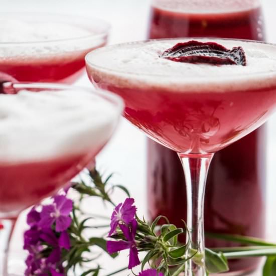 Sweet Beet + Gin Martini - Recipe photo by hungerthirstplay